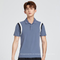 Fábrica para hombres al por mayor ropa de ropa frontal de golf de golf de polo stand collar hombres camisetas de polo para gimnasio